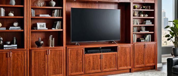 Built-in entertainment center