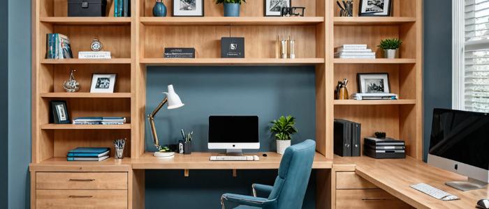 Home office built-ins