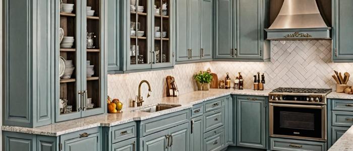 Traditional kitchen cabinets